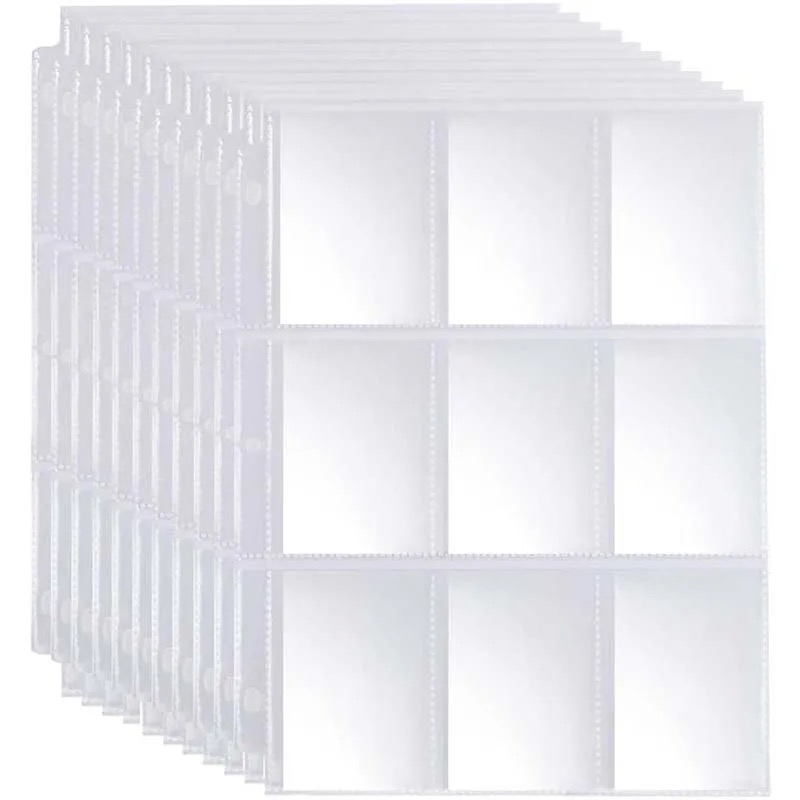 Trading Card Binder - 50pcs 9 포켓 트레이딩 게임 카드
