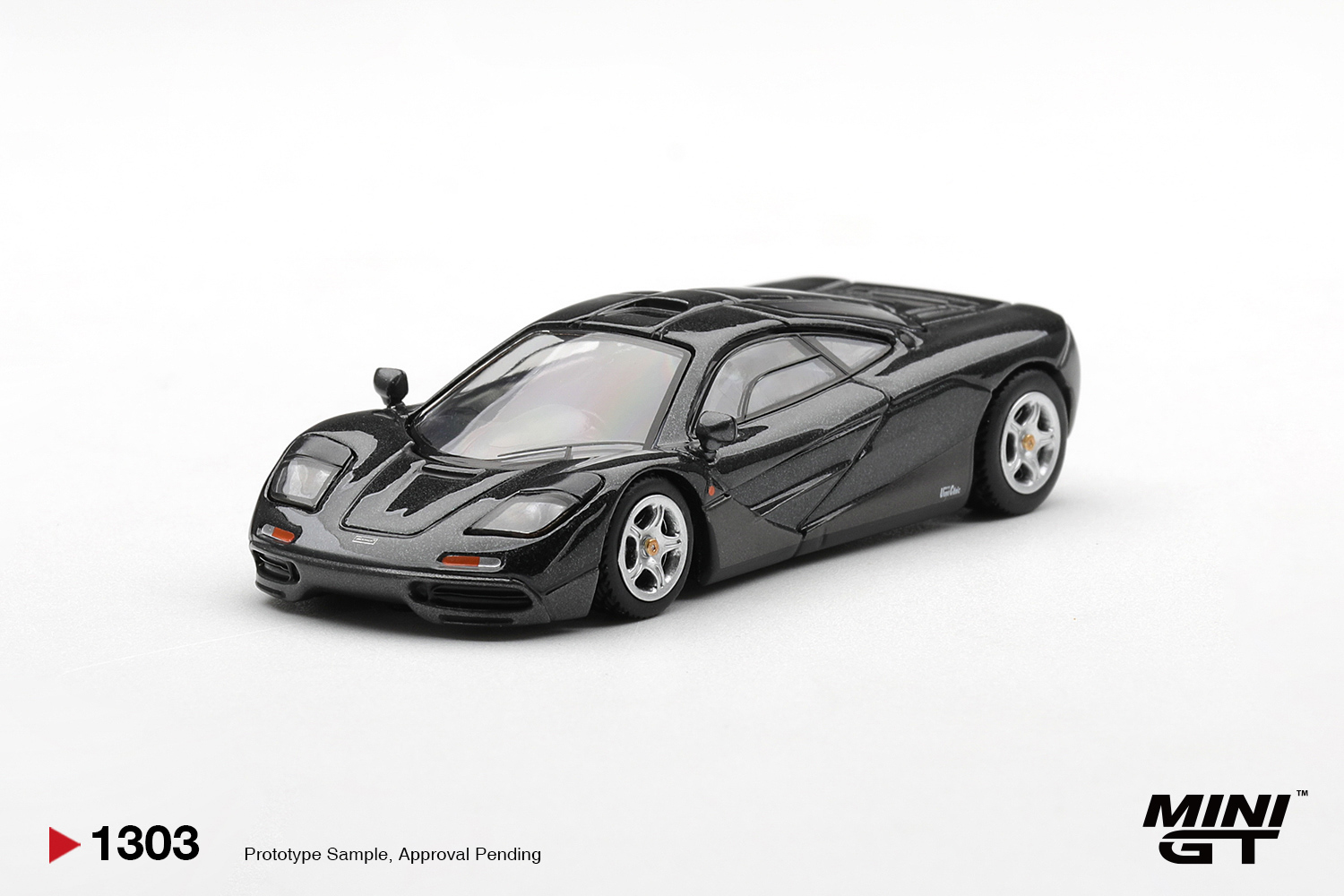 Die Cast Car 1 64 - MINIGT 1/64 맥라렌 F1 블루 블랙