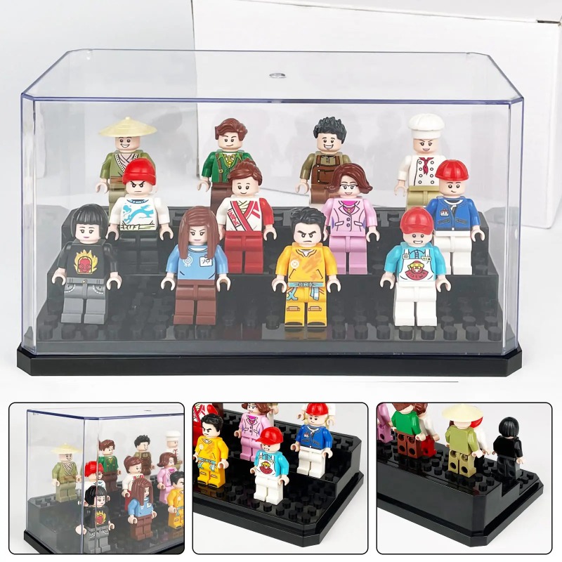 Lego Minifigure Holder - 아크릴 미니피규어 전시 케이스, 레고 액션