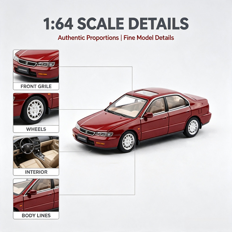 Xcartoys 1/64 혼다 어코드 5세대 다이캐스트 - Die Cast Car 1 64 리뷰 및 가격