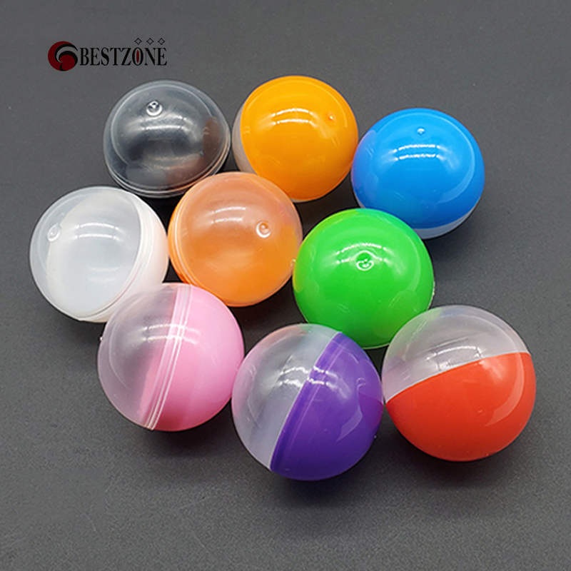 20개/세트 지름 40MM 플라스틱 장난감 캡슐 다채로 - Capsule Toy Gashapon 리뷰 및 가격