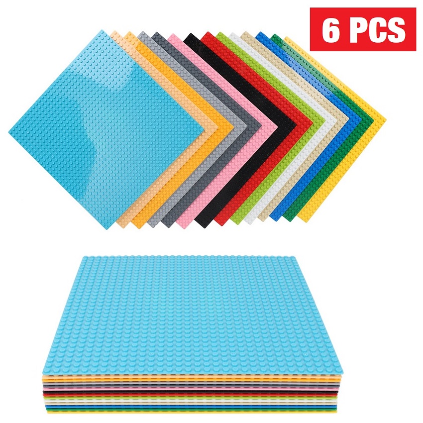 6PCS 클래식 기본 플레이트 32x32 16x32 도 - Lego Set City 리뷰 및 가격